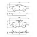 BOSCH 0 986 494 719 Bremsbelag