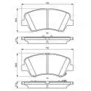 BOSCH 0 986 494 712 Bremsbelag
