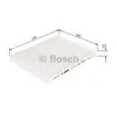 BOSCH 1 987 432 253 Filter, Innenraumluft M2253
