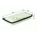 BOSCH F 026 400 341 Luftfilter S0341
