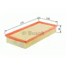 BOSCH F 026 400 378 Luftfilter S0378