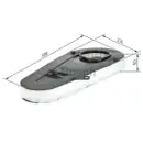 BOSCH F 026 400 365 Luftfilter S0365