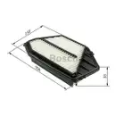 BOSCH F 026 400 349 Luftfilter S0349