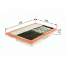 BOSCH F 026 400 388 Luftfilter S0388