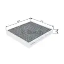 BOSCH 1 987 435 502 Filter, Innenraumluft R5502
