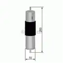 BOSCH F 026 402 847 Kraftstofffilter N 2847