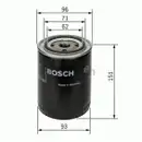 Ölfilter Bosch 0 451 203 012 für Audi für Daf für Ford für Gmc für Opel für Seat