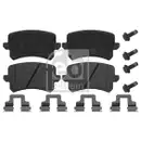 Febi Bilstein Bremsenset Scheiben Ø282 voll Beläge hinten Audi Q3 Seat VW