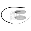 Seilzug Feststellbremse Febi Bilstein 49624 für Seat für Skoda für VW