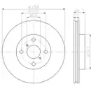 Original TEXTAR 92164203 Bremsscheiben 2 Stück vorne für TOYOTA
