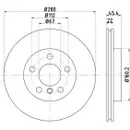 TEXTAR 92279203 Bremsscheiben 2 Stück vorne MINI