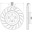 TEXTAR 92254405 Bremsscheiben 2 Stück vorne MERCEDES-BENZ