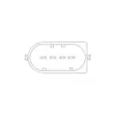 NTK 94911 Luftmassenmesser EPBMFT4-D050H für MERCEDES-BENZ, MITSUBISHI, SMART