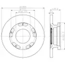TEXTAR 93260703 Bremsscheiben 2 Stück hinten für FORD