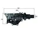 Thermostat Kühlmittel Mahle TH 59 83 Behr für Renault
