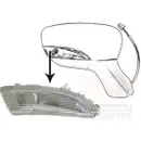 VAN WEZEL Blinker seitlich re. im Spiegel weiss 4373916