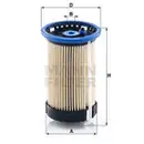 Kraftstofffilter Mann-filter PU 8015 für Vag