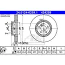 Original ATE 24.0124-0259.1 Bremsscheiben 2 Stück vorne für BMW