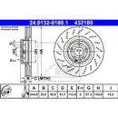Original ATE 24.0132-0180.1 Bremsscheiben 2 Stück vorne für MERCEDES-BENZ