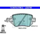 ATE 13.0470-2790.2 Ceramic Belagsatz