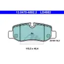 ATE 13.0470-4882.2 Ceramic Belagsatz