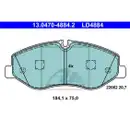 ATE 13.0470-4884.2 Ceramic Belagsatz
