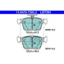 ATE 13.0470-7293.2 Ceramic Belagsatz