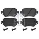 Febi Bremsscheiben Bremsbeläge Hinten für Skoda Octavia 3 VW Caddy 4