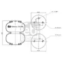 FEBI BILSTEIN 101268 Luftfederbalg für MERCEDES-BENZ
