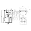 FEBI BILSTEIN 101302 Luftfederbalg für VOLVO