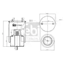 FEBI BILSTEIN 101302 Luftfederbalg für VOLVO