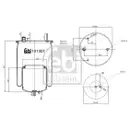 FEBI BILSTEIN 101307 Luftfederbalg für VOLVO