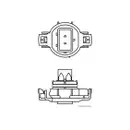 Glühlampe Nebelscheinwerfer Herth+buss Elparts 89901334 für Citroën für Peugeot
