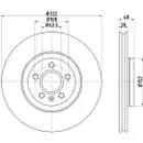 TEXTAR 92287405 Bremsscheiben 2 Stück vorne VOLVO