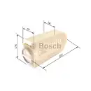 BOSCH F 026 400 432 Luftfilter S0432