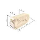 BOSCH F 026 400 432 Luftfilter S0432