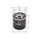 Ölfilter Bosch F 026 407 124 für Ford für Mazda für Mitsubishi für Hyundai