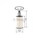 Ölfilter Bosch F 026 407 199 für Mercedes Benz für Mercedes Benz