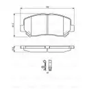 BOSCH 0 986 494 675 Bremsbelag