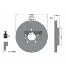 TEXTAR 92195505 Bremsscheiben 2 Stück vorne RENAULT