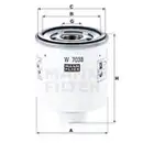 Ölfilter Mann-filter W 7038 für Ford