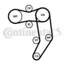 CONTINENTAL CTAM CT939K7PRO Zahnriemen Kit