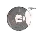 VAN WEZEL 3041374 Spritzblech Bremsscheibe hi. re.