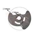 VAN WEZEL Spritzblech Bremsscheibe vo. li. 3032371