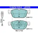ATE 13.0470-7279.2 Ceramic Belagsatz