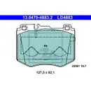 ATE 13.0470-4883.2 Ceramic Belagsatz