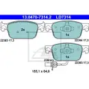 ATE Bremsenset Scheiben Ø314 belüftet Beläge Ceramic vorn Audi A4 A5 Sportback