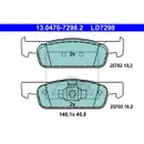 ATE 13.0470-7298.2 Ceramic Belagsatz