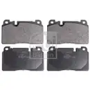 FEBI BILSTEIN 16939 Bremsbelagsatz für AUDI, PORSCHE