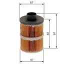 BOSCH 1 457 070 001 Kraftstofffilter N 0001
